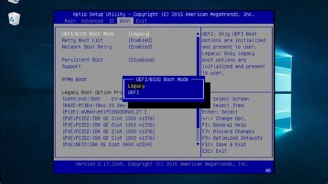 Адаптация UEFI BIOS и его влияние на функционирование компьютерной системы