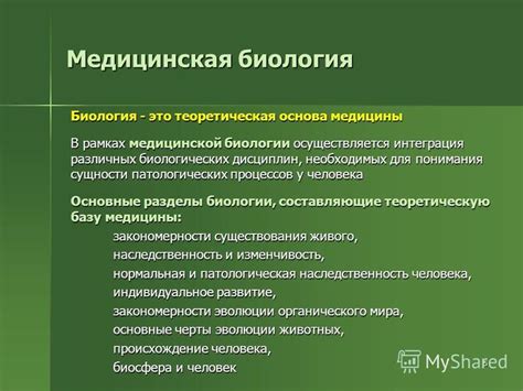 Биология как основа для понимания жизни