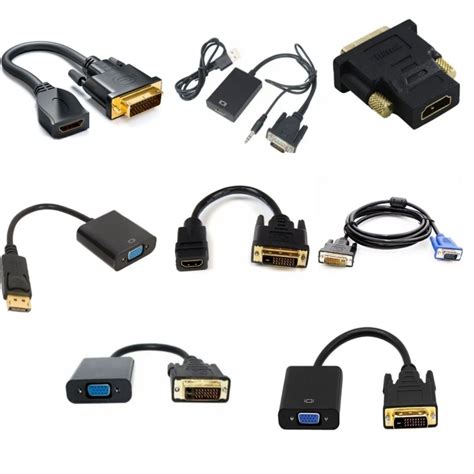 Варианты проводных подключений: HDMI, VGA или USB