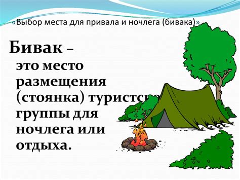 Выбор подходящего места для бивака: основные факторы