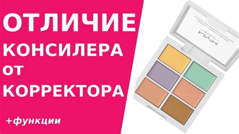 Выбор подходящего оттенка консилера и корректора для разных целей