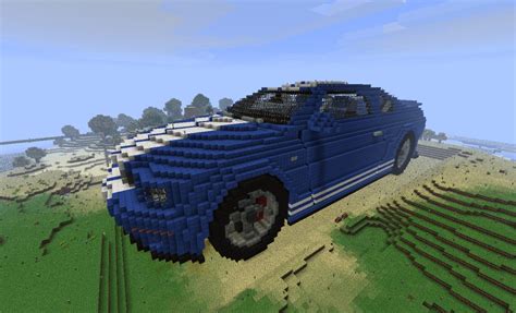 Добавьте удобные возможности в автомобильный проект внутриигрового Ford Mustang в Minecraft