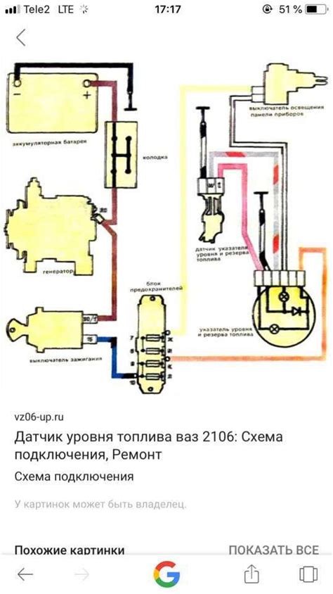 Значение освоения навыка подключения индикатора уровня бензина на автомобиле ВАЗ