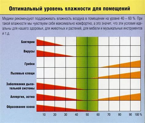 Значимость оптимальной влажности в помещении: проблемы и последствия