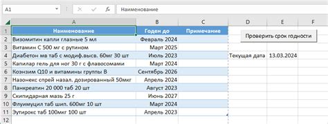 Значимость регулярной проверки срока годности