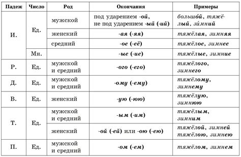 Изучение имён существительных, глаголов и прилагательных