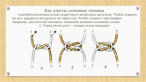 Изучение основных узлов и методов вязания для новичков