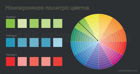 Использование палитры цветов для подчеркивания стилевых особенностей