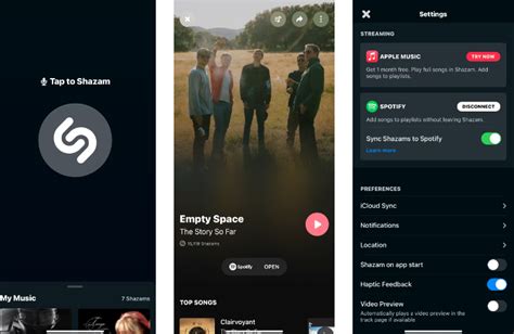 Использование приложения Шазам для распознавания музыки