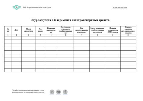 Как правильно заполнять журнал технического обслуживания после прохождения регламентного ТО