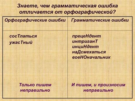 Лексико-грамматические отличия между завершенным и незавершенным глаголом