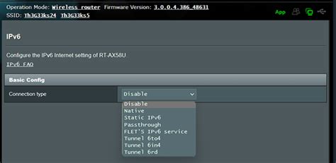 Настройка поддержки IPv6 в настройках роутера ASUS: шаги и рекомендации
