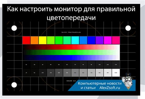 Настройка цветового отображения на мониторе BenQ