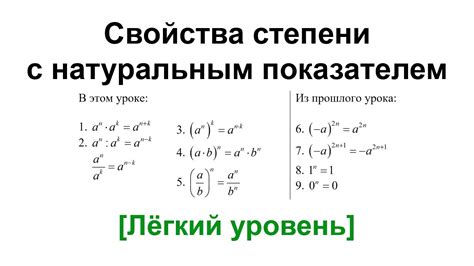 Негативные показатели и уникальные характеристики отрицательных степеней