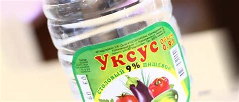 Опасность уксусной эссенции