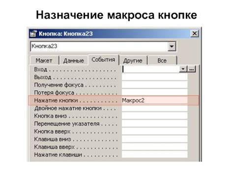 Определение и назначение макроса