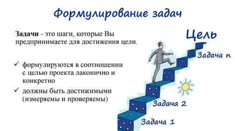 Определение направления и формулирование задач: первый шаг к успешной метаморфозе