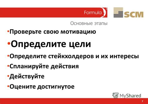 Определите цели и спланируйте свою работу заранее