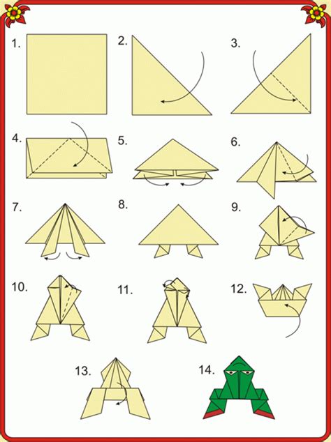 Оригами: изготовление аккуратной жабки для новичков