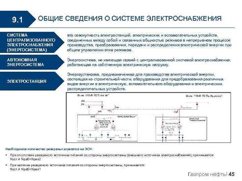 Ориентируйтесь на раздел, содержащий сведения о системе электроснабжения (КТП)