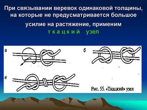 Основные понятия в искусстве узлов и петель при связывании угря