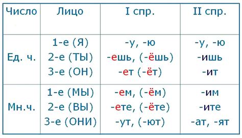 Основные правила склонения и спряжения слов