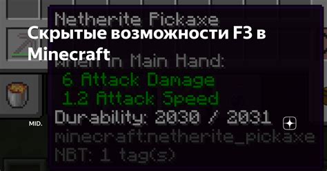 Основные функции и возможности F3 в Minecraft