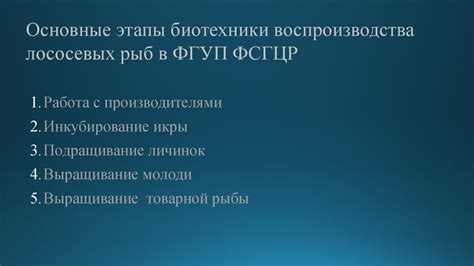 Основные этапы успешного воспроизводства в мире Тока-Бока