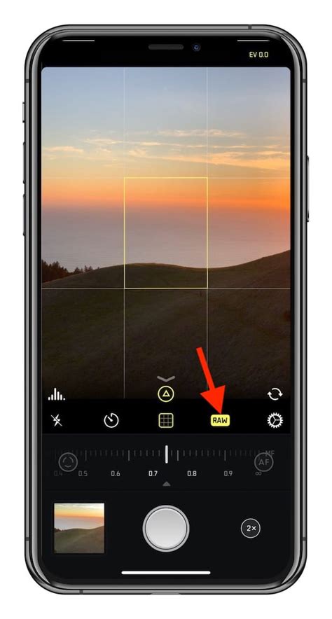 Отключение режима RAW на iPhone в настройках камеры