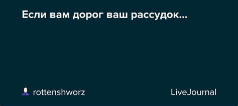 Отметьте ваш рассудок