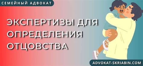 Официальные источники для определения отцовства