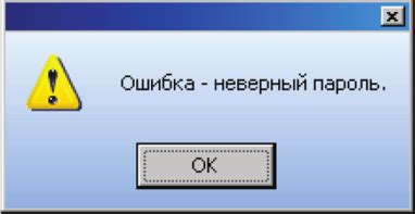 Ошибка при вводе пароля: возможности восстановления доступа