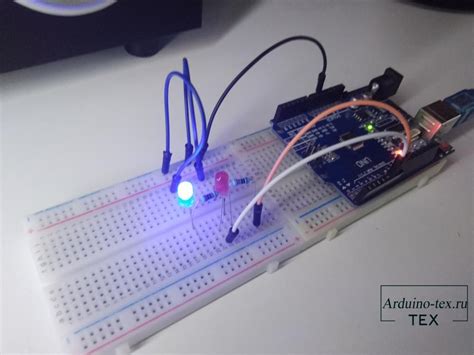 Подключение светодиода к Arduino Uno с помощью проводов