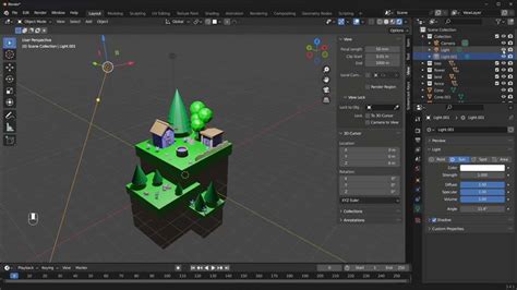 Подходы к анимации лианы в Blender для создания живого и органичного движения