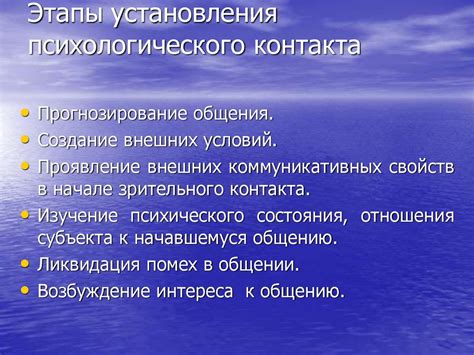 Правила убедительного общения и доверительного контакта