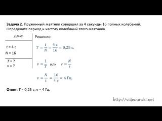 Практическое применение понятия "n" в решении задач по колебаниям