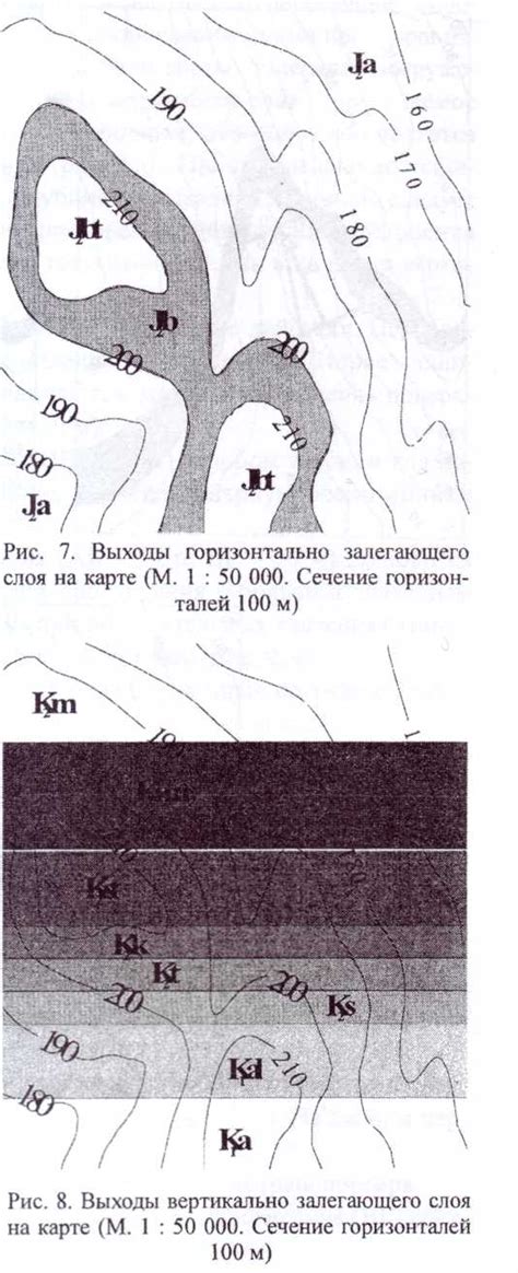 Применение тематического материала в геологической карте для практических целей