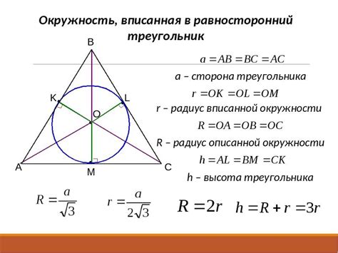 Принципы вписывания окружности в треугольник: основные аспекты