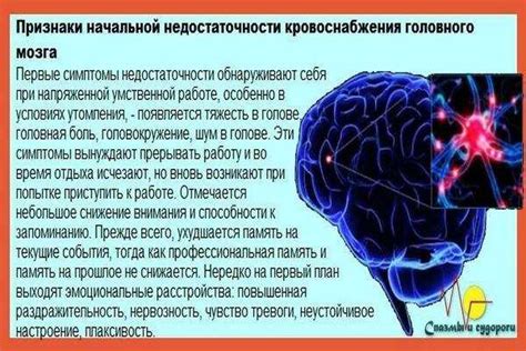 Причины и симптомы сужения сосудов головы