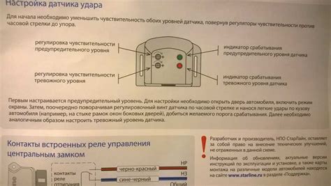 Проверка работы датчика и настройка его чувствительности