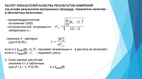 Расчет коэффициента герметичности на основе результатов анализа в лаборатории