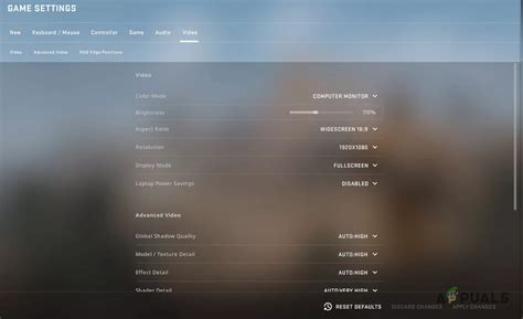 Решение проблем с визуализацией в игре CS:GO после изменения параметров отображения