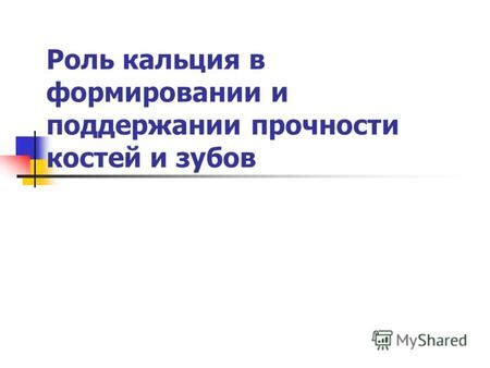 Роль в поддержании крепких костей и здоровых зубов