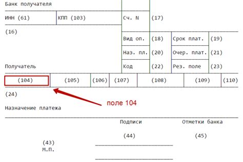 Роль и значение поля 101 в платежном поручении