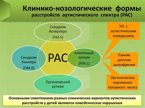 Спектр аутизма: изменчивость проявления симптомов