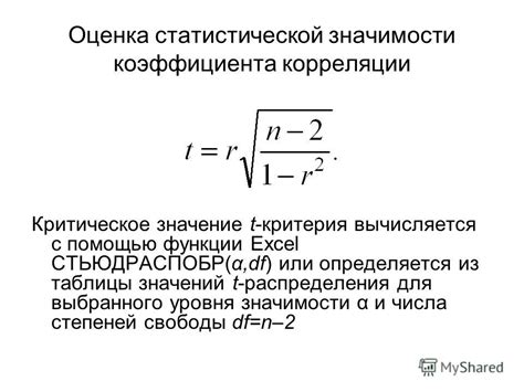 Статистическая значимость регрессионных коэффициентов и их толкование