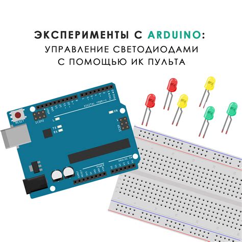 Тестирование работоспособности светодиода при его подключении к плате Arduino Uno