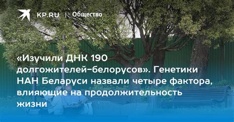 Что влияет на продолжительность нашей жизни: взаимодействие генетики и окружающей среды