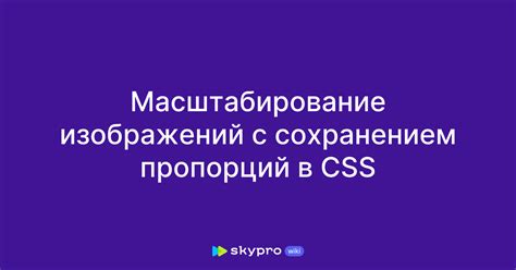 Шкалирование графического элемента с сохранением его пропорций