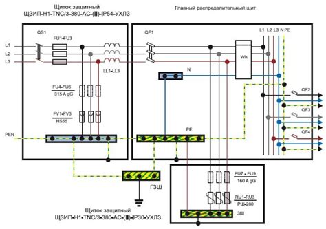 Электрическая схема подключения устройства для усиления передаваемого сигнала в мобильной сети